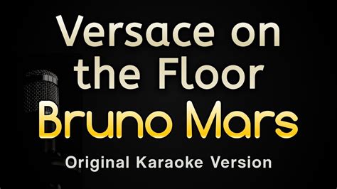 Versace on the floor (Karaoke version with lyrics)